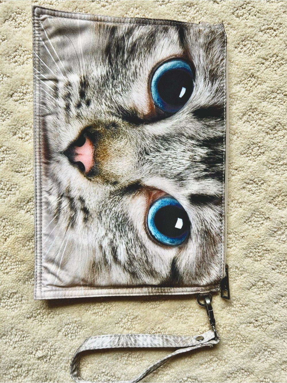 Cat envelope clutch bag
